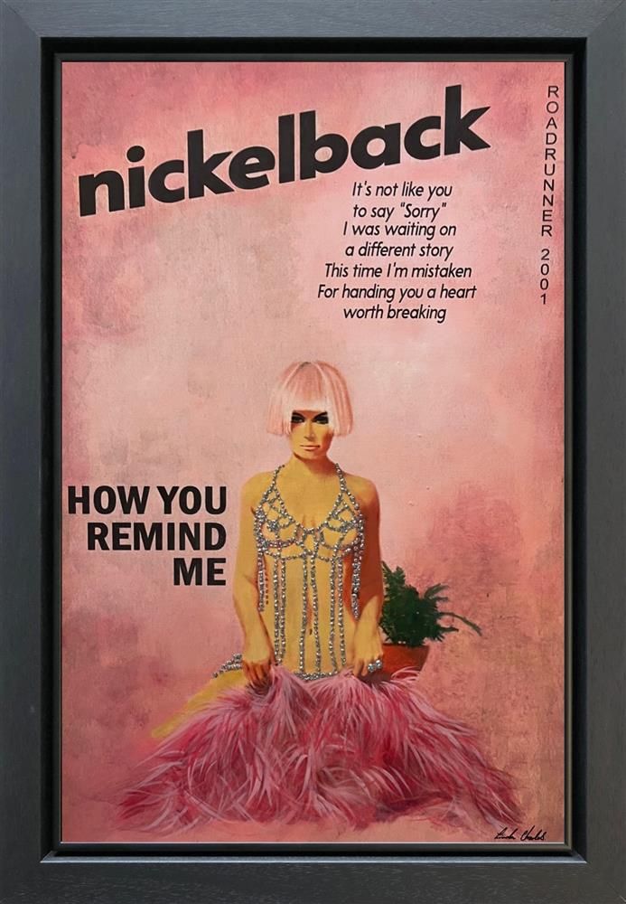 Linda Charles - 'How You Remind Me' - Framed Original Artwork