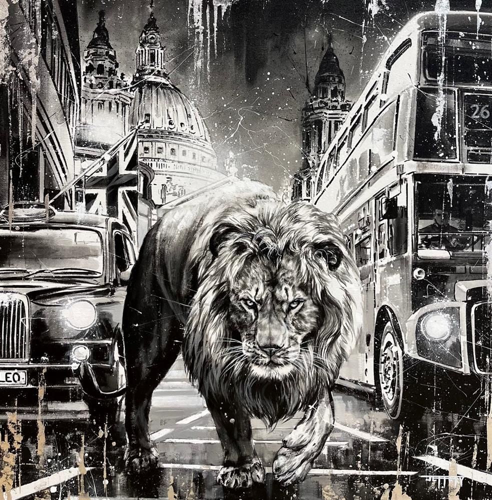 Ben Jeffery - ' King Of The Road, St Paul's' - Framed Original Art