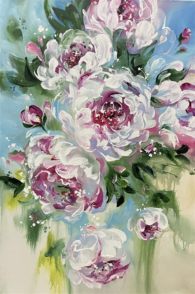 Anna Cher - 'Slipping Away' - Framed Original Artwork