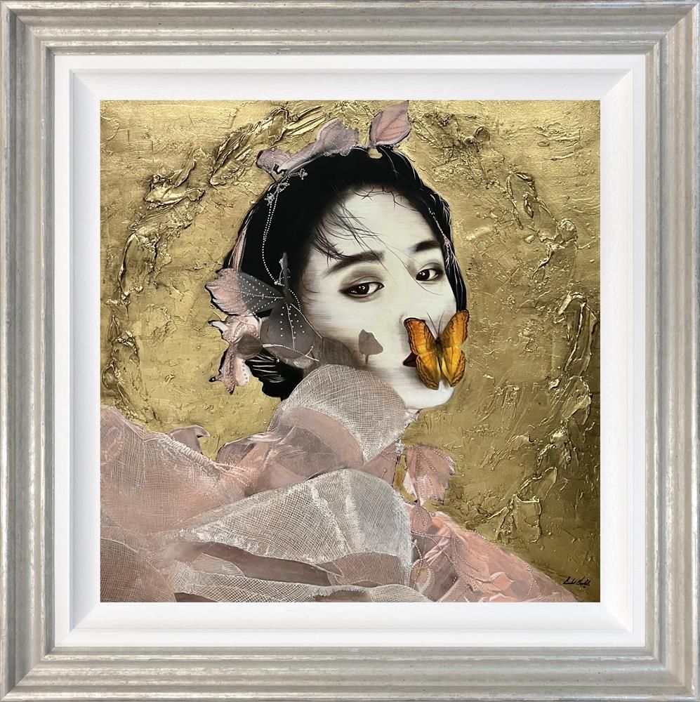 Linda Charles - 'Butterfly I' - Framed Original Artwork