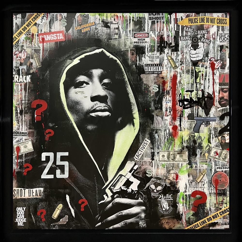 Add Subtract- 'Hit Em Up' - Framed Original Art