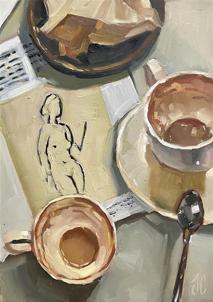 Joss Clapson - 'News Today' - Framed Original Art