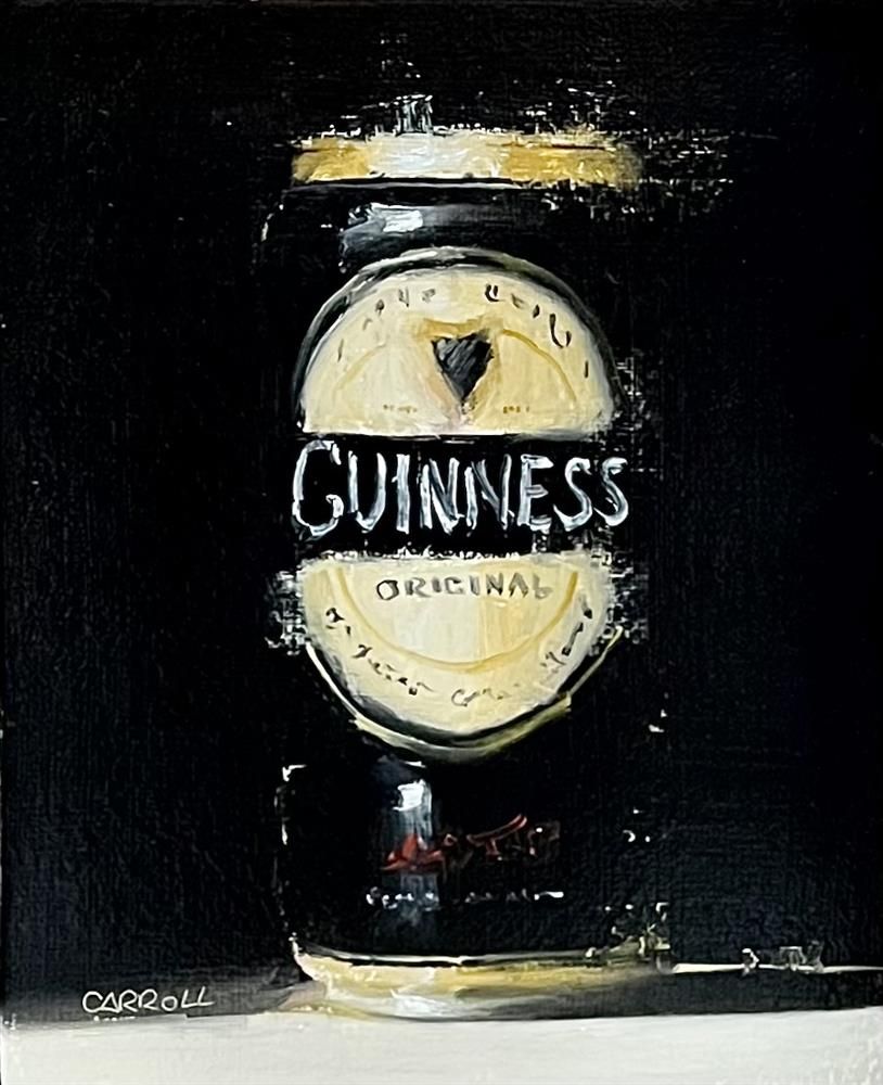 Neil Carroll - 'Can Of Guiness' - Framed Original Painting