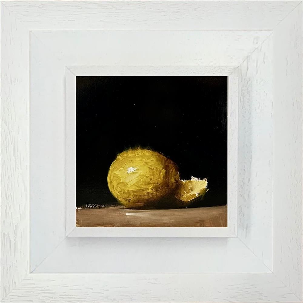 Neil Carroll - 'Lemon With Slice' - Framed Original Painting