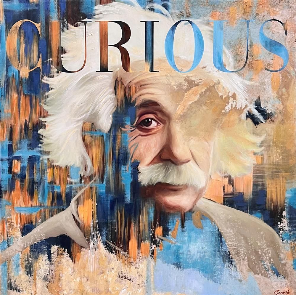Sannib - 'Curious' - Framed Original Art