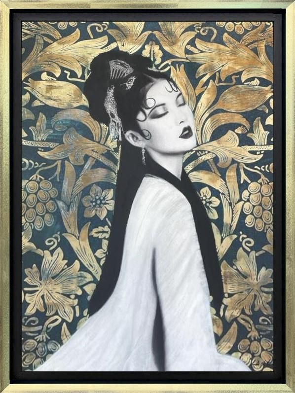 Linda Charles - 'Golden Beauty' - Framed Original Artwork