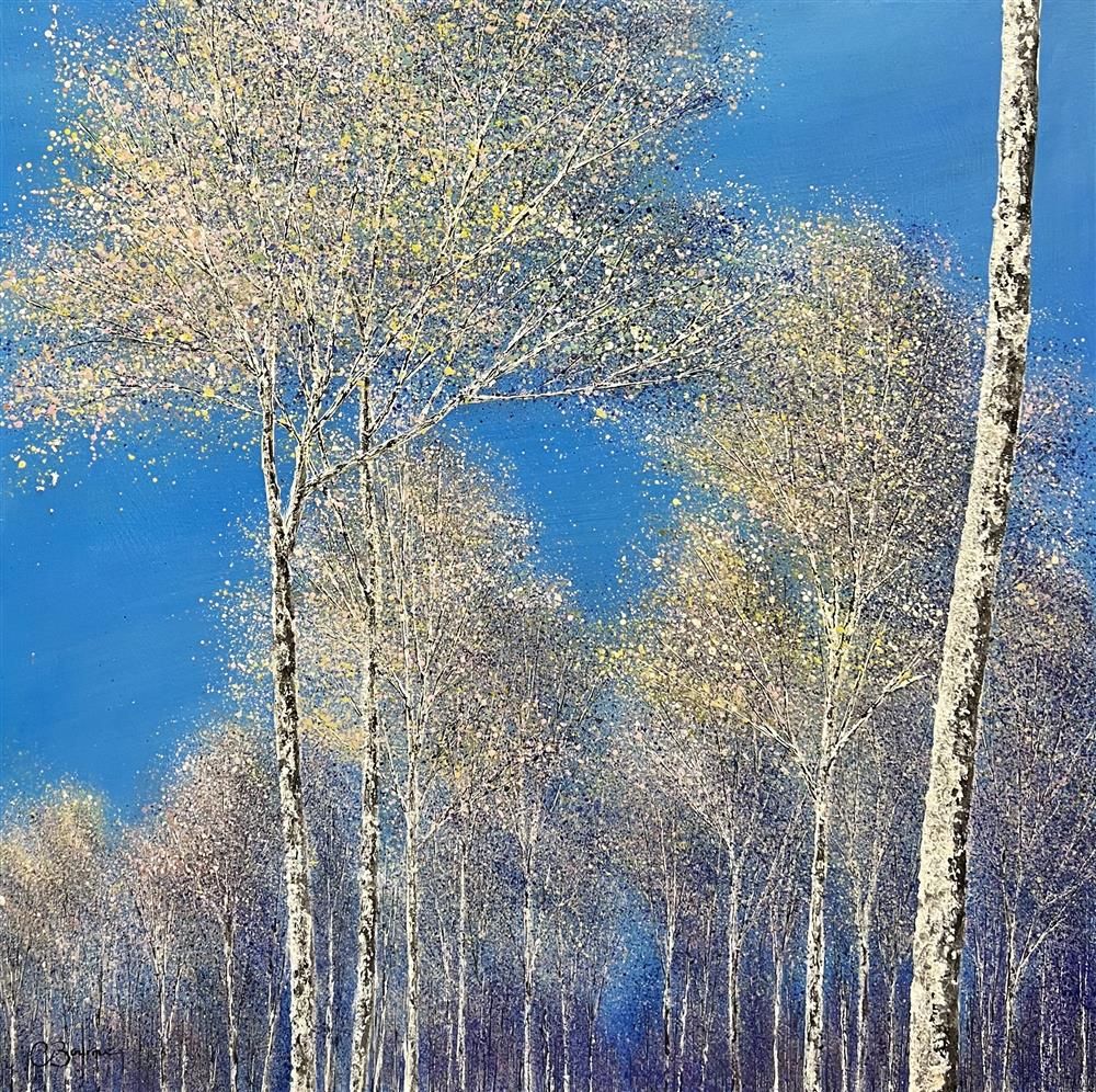 Chris Bourne - 'Summer Light Through The Leaves' - Framed Original Art