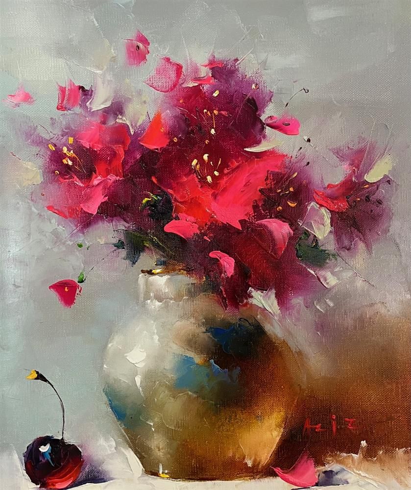 Aziz - 'The Power Of Love' - Framed Original Artwork