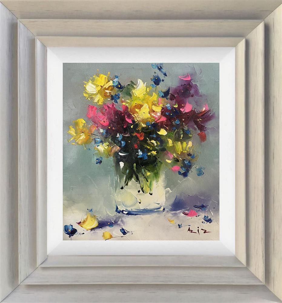 Aziz - 'Celebrate Our Love' - Framed Original Artwork