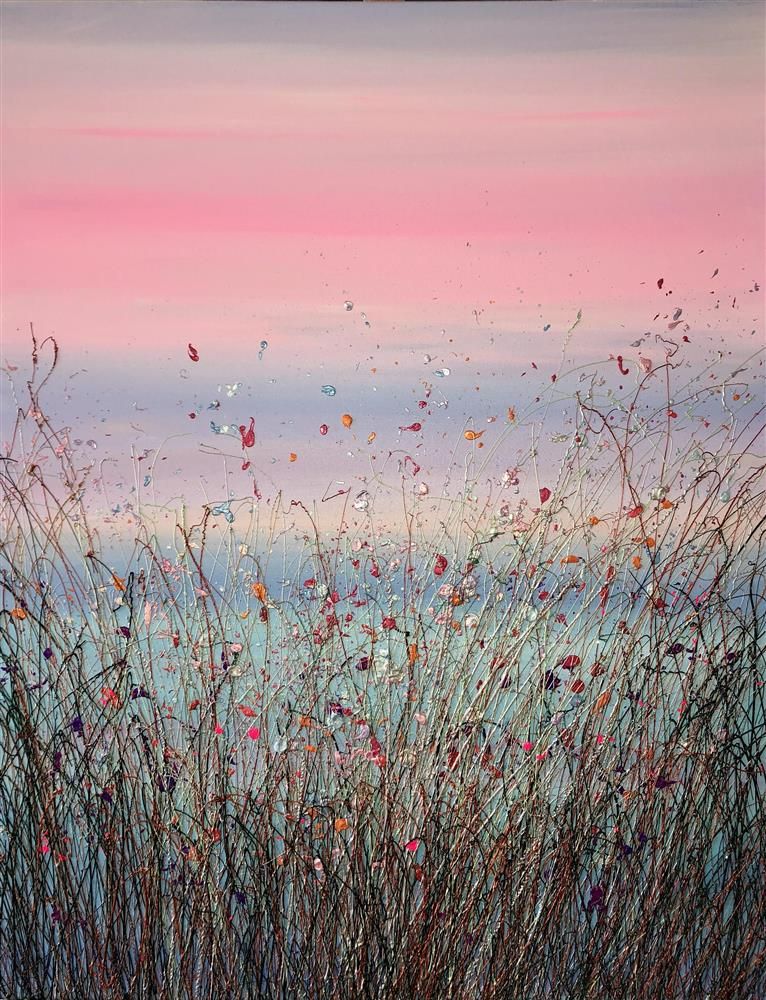 Lisa Pang- 'Pink Sky' - Framed Original Artwork