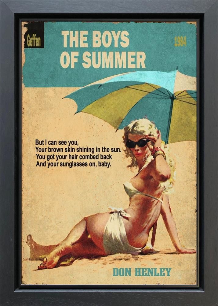 Linda Charles - 'The Boys Of Summer' - Framed Original Artwork