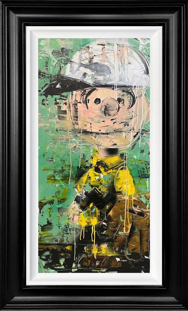 Jessie Foakes - 'Baseball Time'  Framed Original Artwork