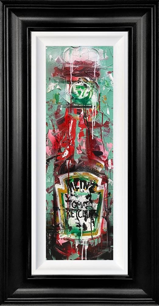 Jessie Foakes - 'Ketchup O'clock'  Framed Original Artwork