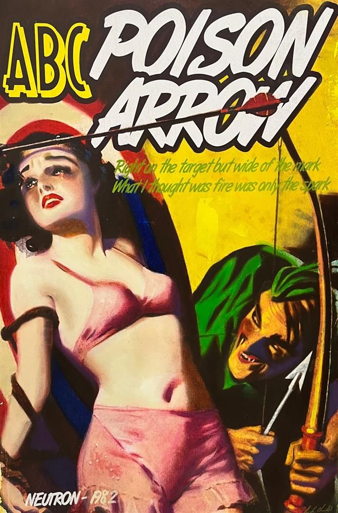 Linda Charles - 'Poison Arrow' - Framed Original Artwork