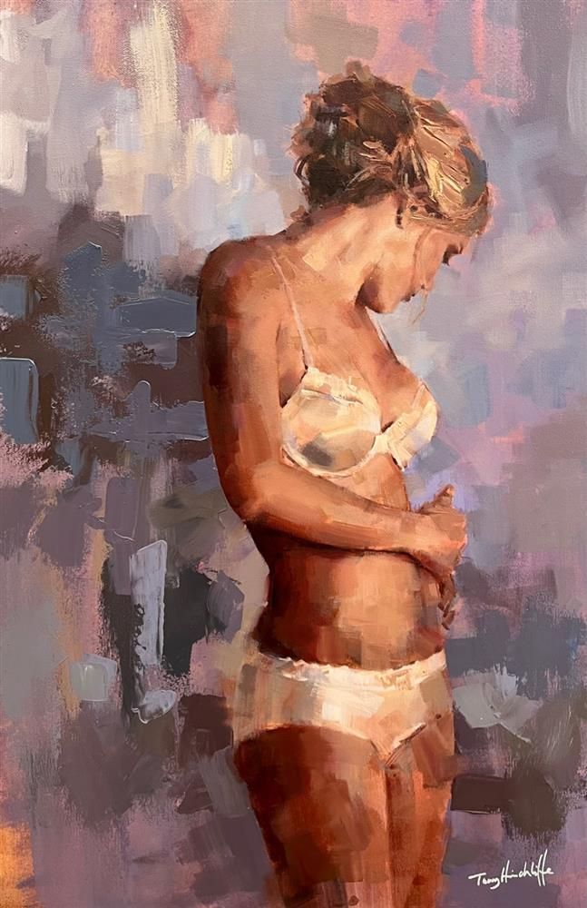 Tony Hinchliffe - 'The Dress Makers Apprentice' - Framed Original Art