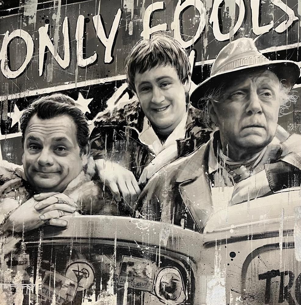 Ben Jeffery - 'Trotters Independent Traders' - Framed Original Art