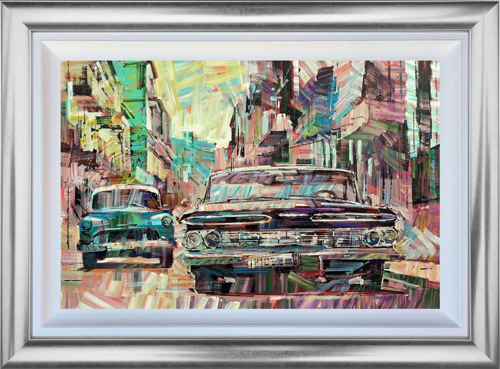Colin Brown - ' Cuban Chrome' - Framed Original Art