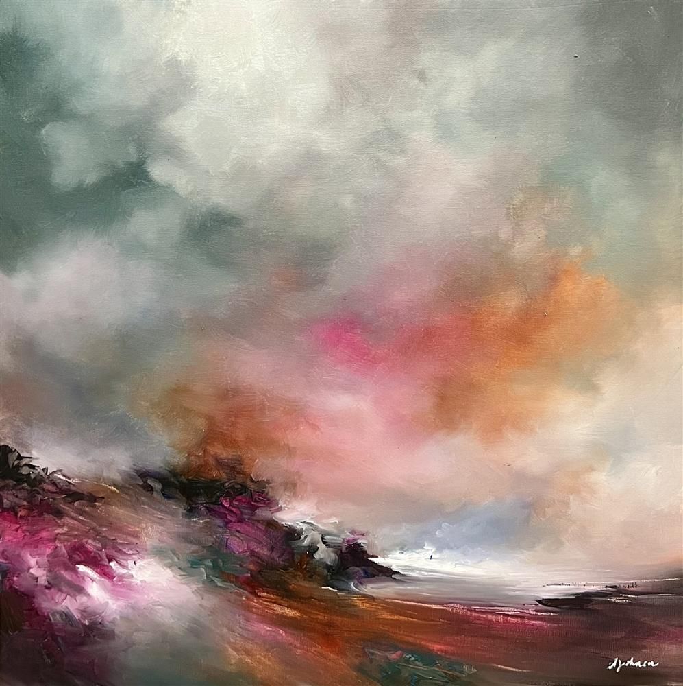 Alison Johnson - ' Transcending Flame' - Framed Limited Studio Edition Canvas