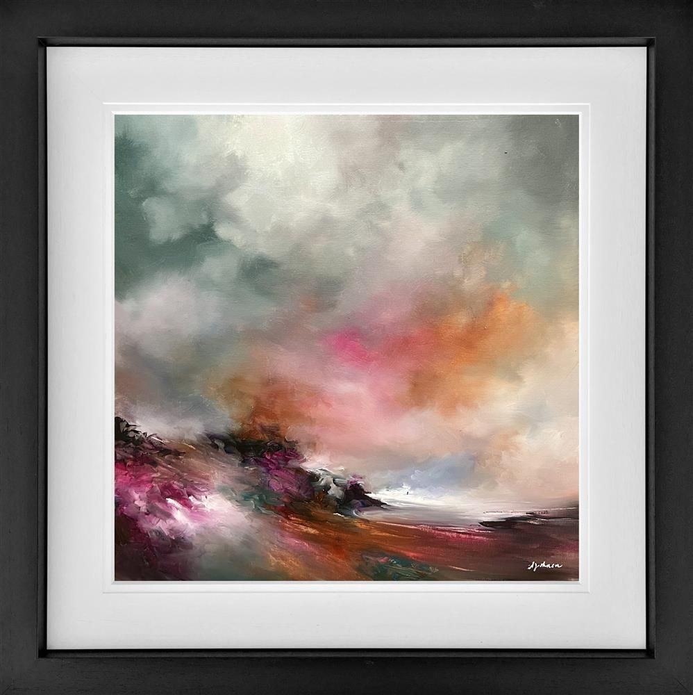 Alison Johnson - 'Transcending Flame' - Framed Limited Studio Edition Canvas