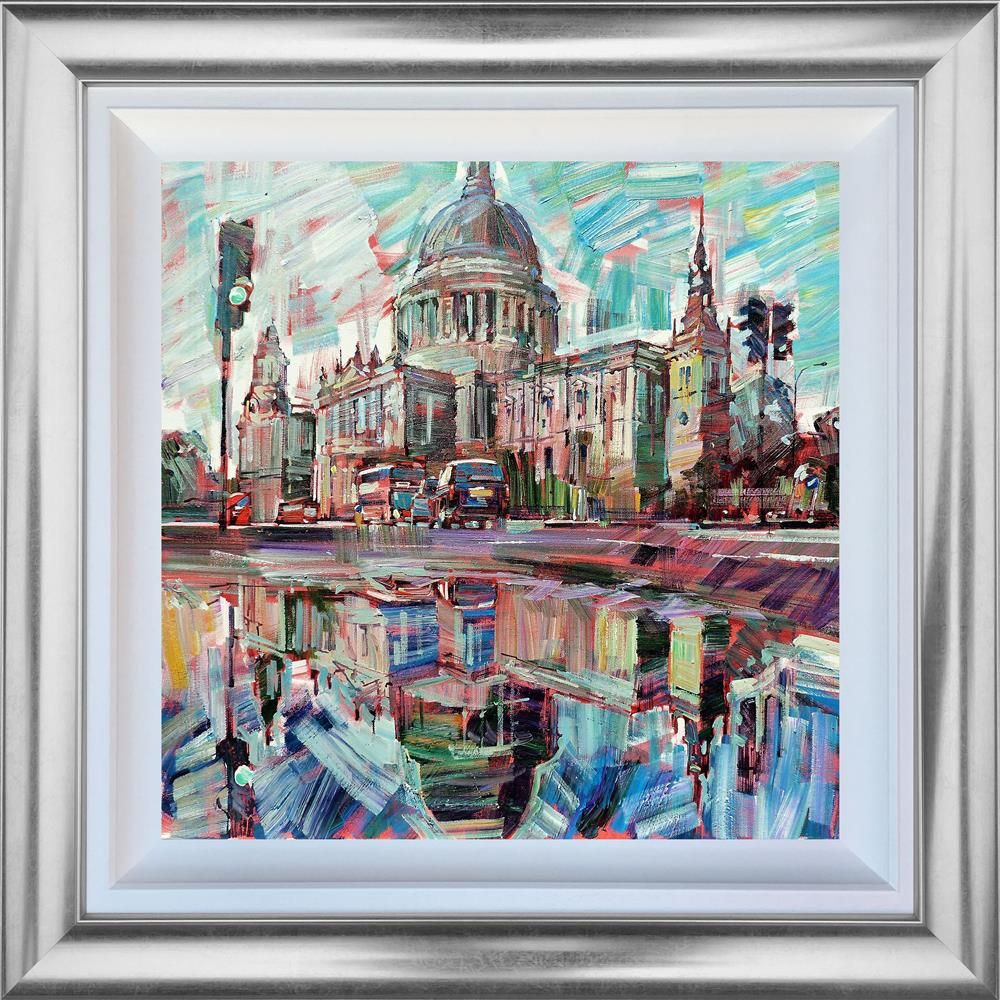 Colin Brown - ' Reflection St Pauls' - Framed Original Art