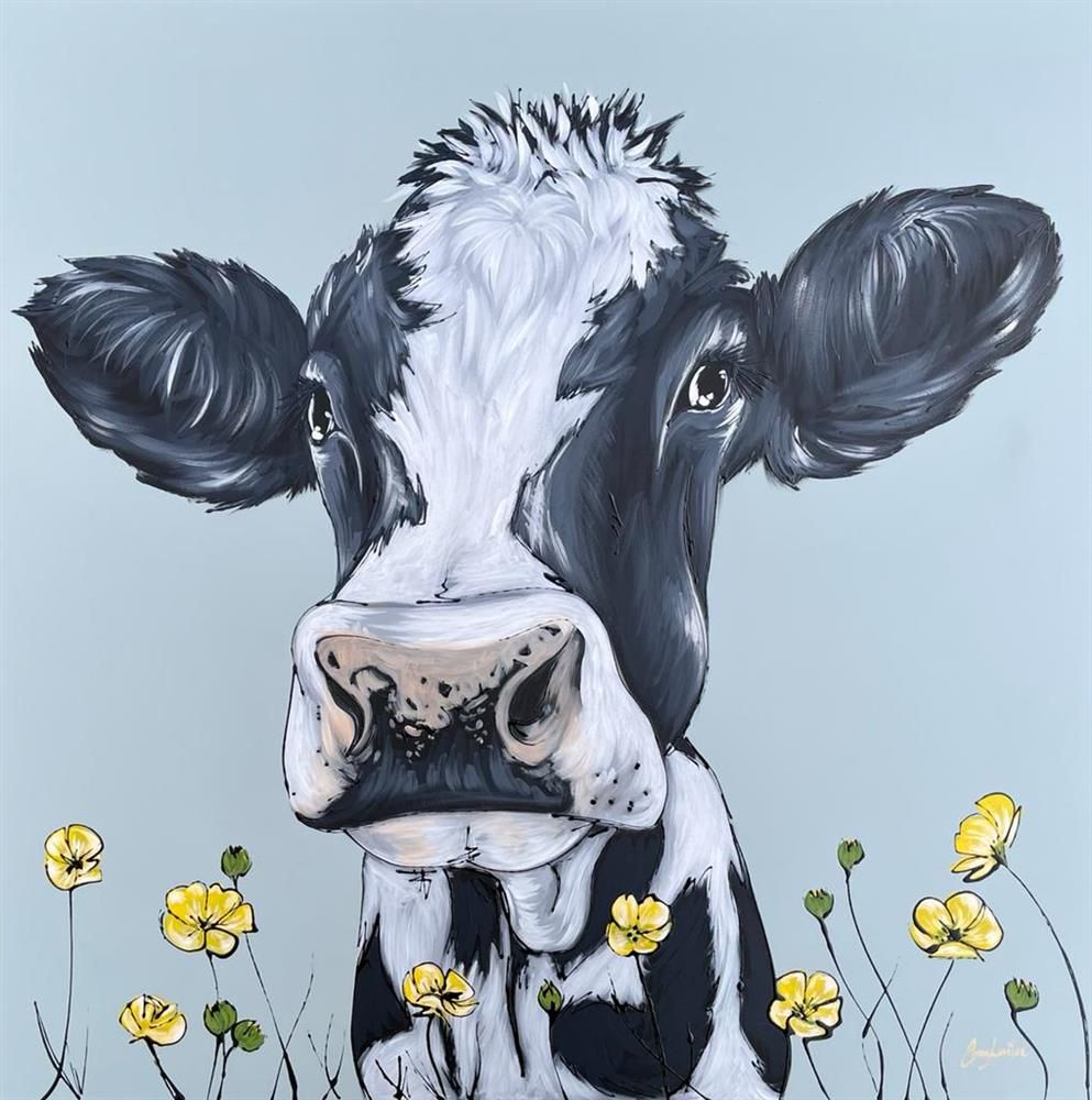 Amy Louise - 'Buttercup' - Framed Original Art