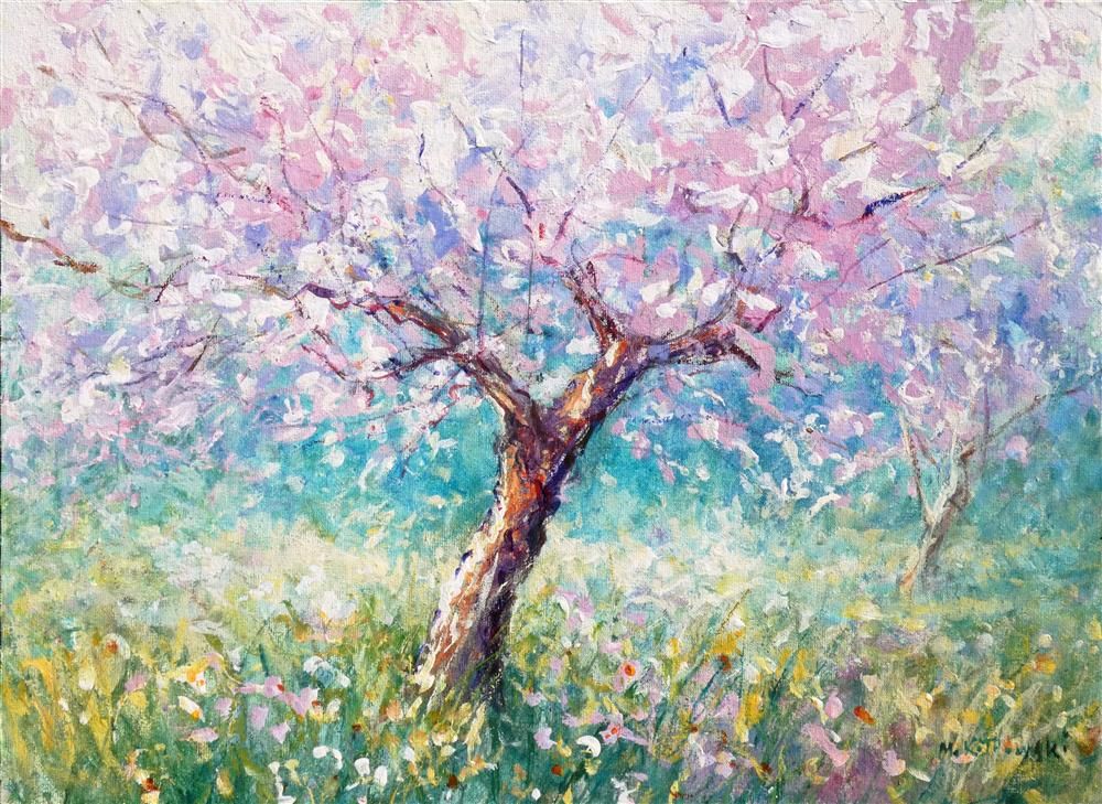 Mariusz Kaldowski - 'Cherry Blossom' - Framed Original Art