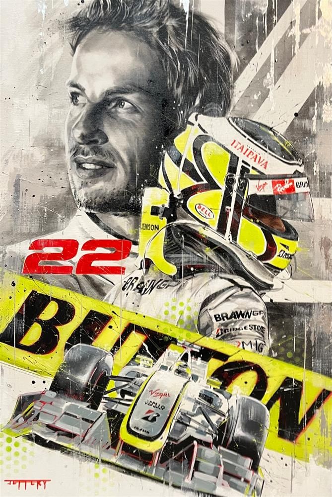 Ben Jeffery - 'Button' - Framed Original Art