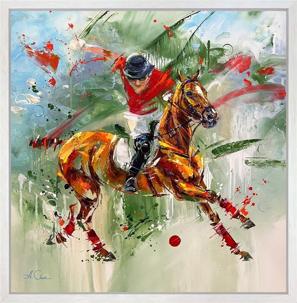 Anna Cher - 'The Winning Team' - Framed Original Artwork