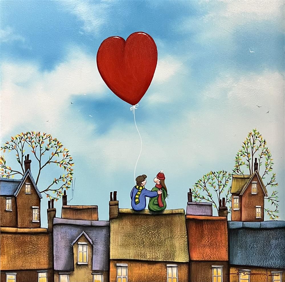 Dale Bowen -  Love From Above' - Framed Original Art