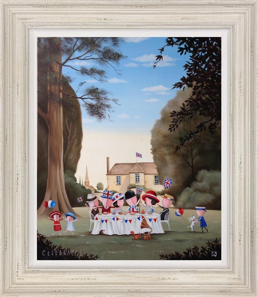 Michael Abrams - 'Celebrate' - Framed Studio Edition Canvas