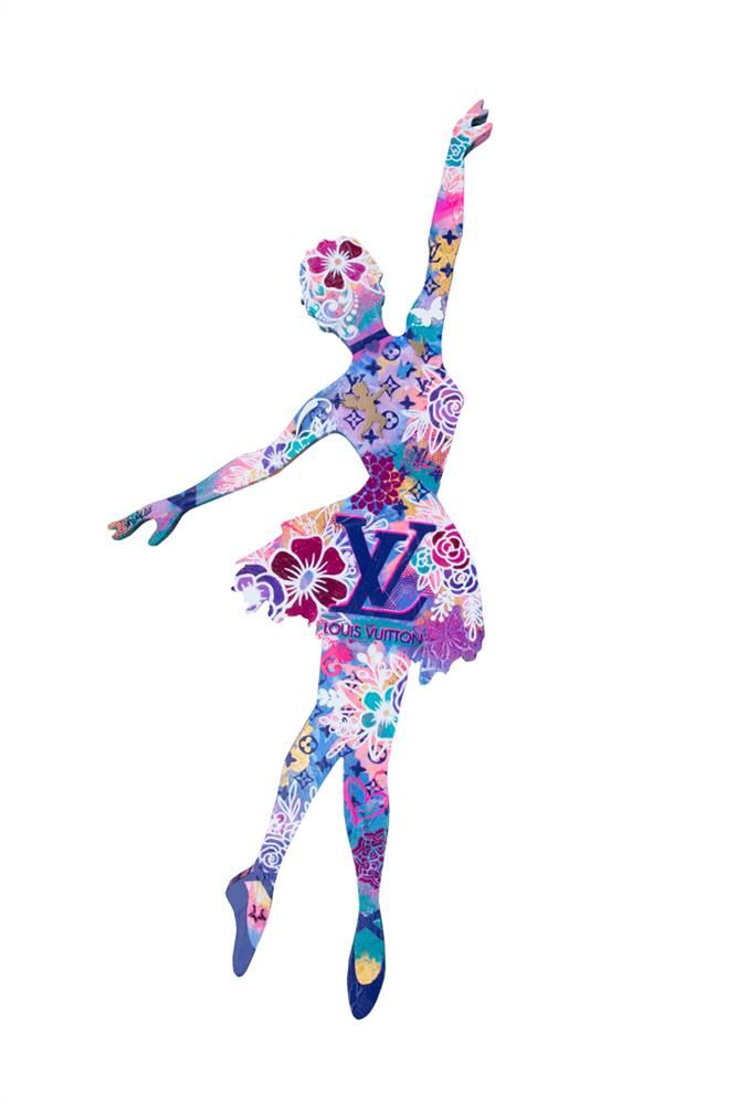 Inuka - 'Miss Vuitton' - Framed Original Art