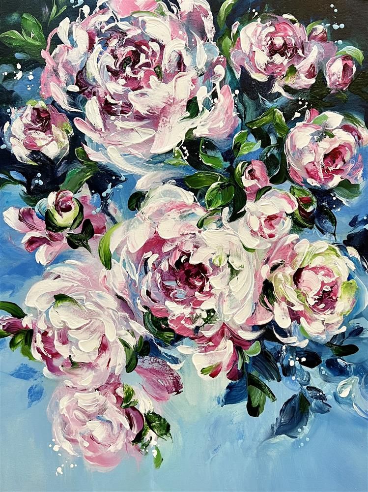 Anna Cher - 'Midnight Romance' - Framed Original Artwork