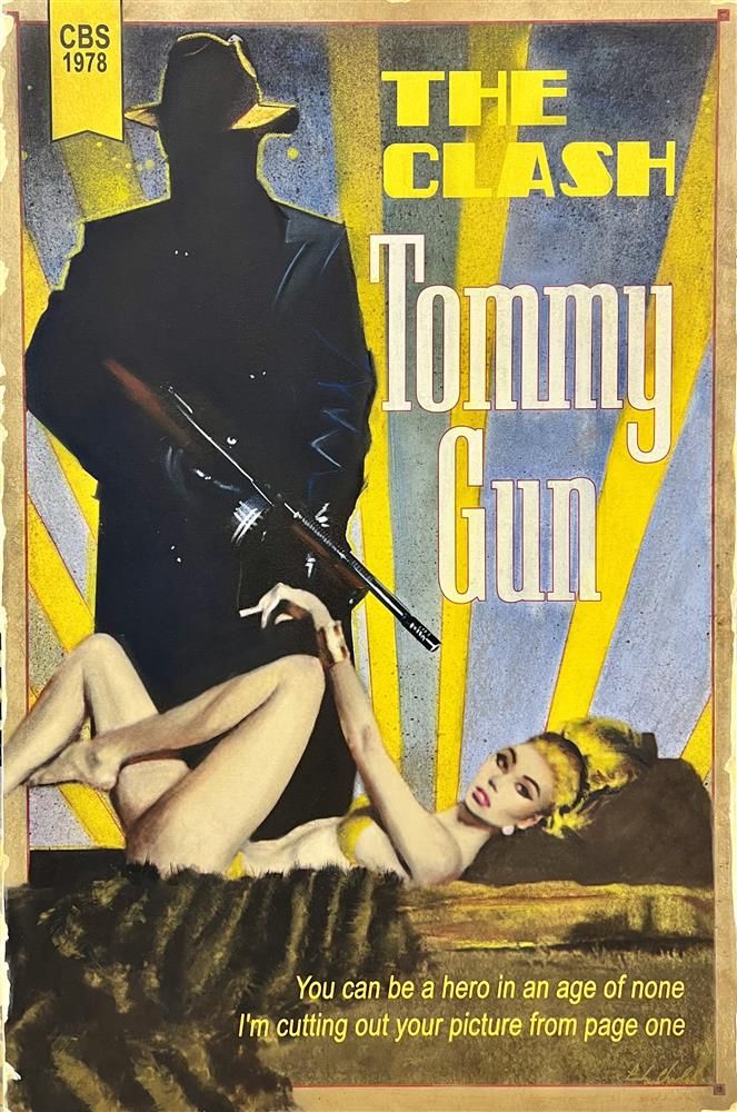 Linda Charles - 'Tommy Gun' - Framed Original Artwork