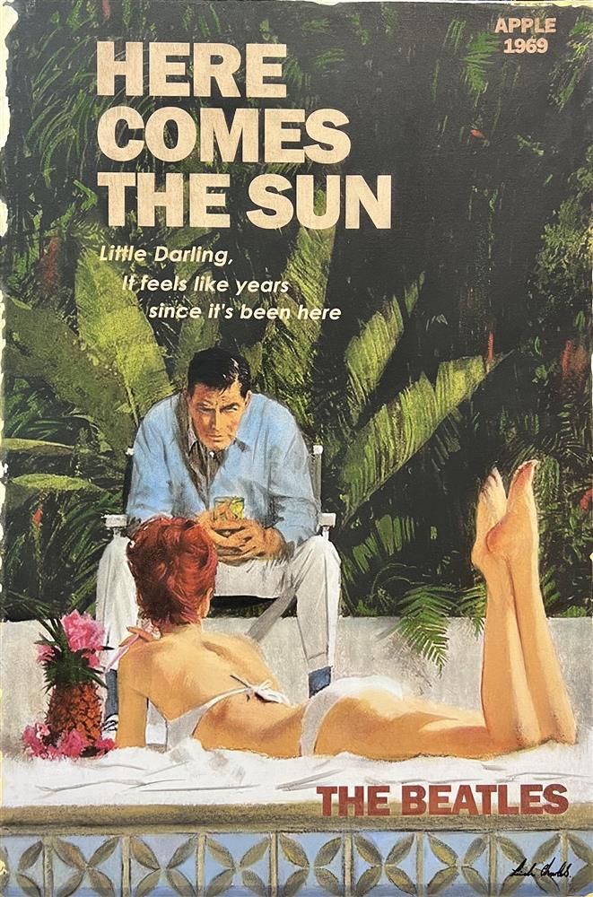 Linda Charles - 'Here Comes The Sun' - Framed Original Artwork
