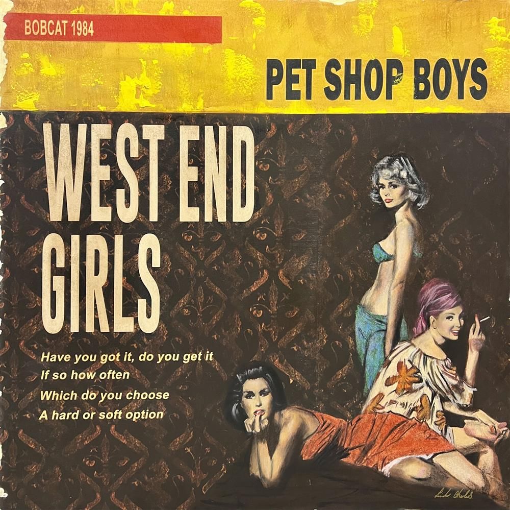 Linda Charles - 'West End Girls' - Framed Original Artwork