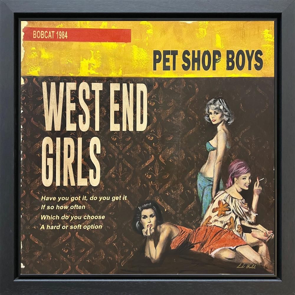 Linda Charles - 'West End Girls' - Framed Original Artwork