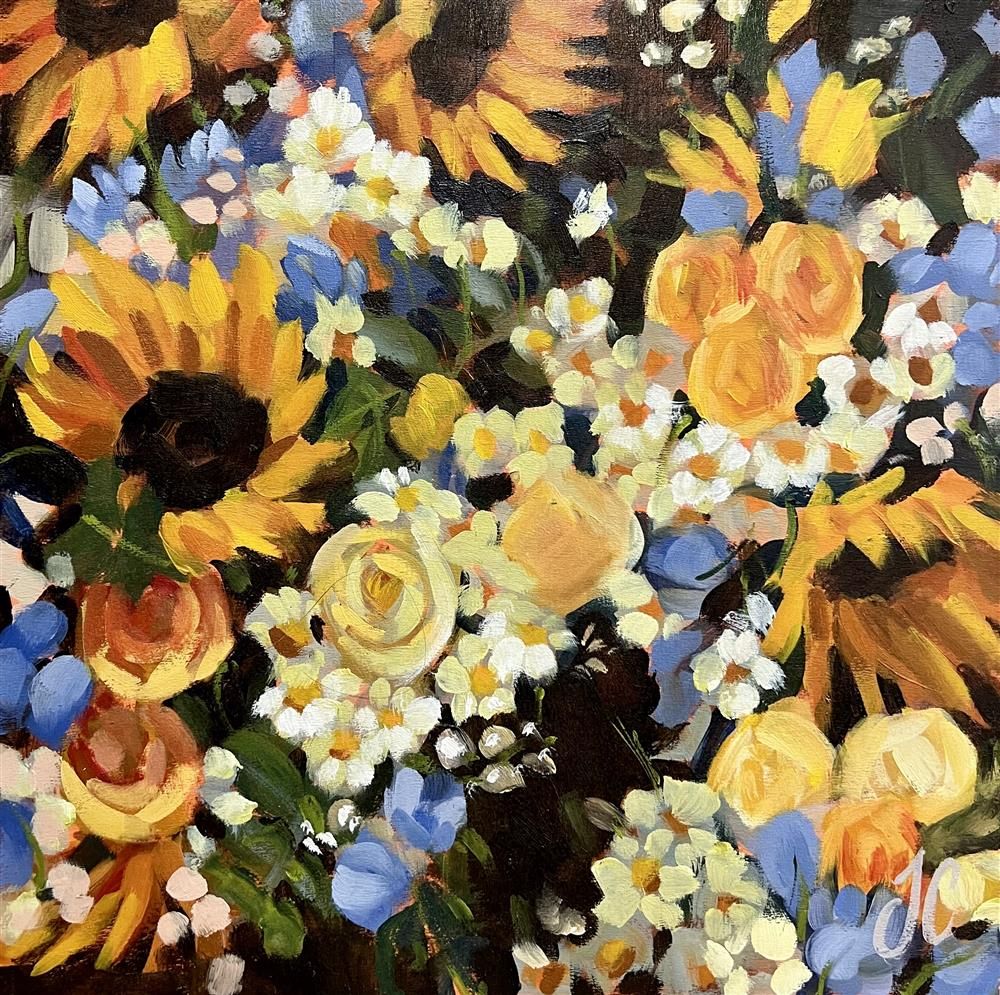 Joss Clapson - 'Spring Fragrance' - Framed Original Art