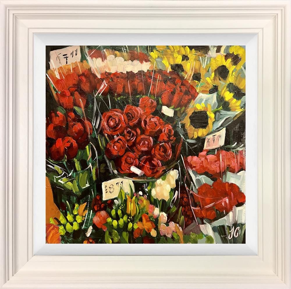 Joss Clapson - 'Roses Are Red' - Framed Original Art
