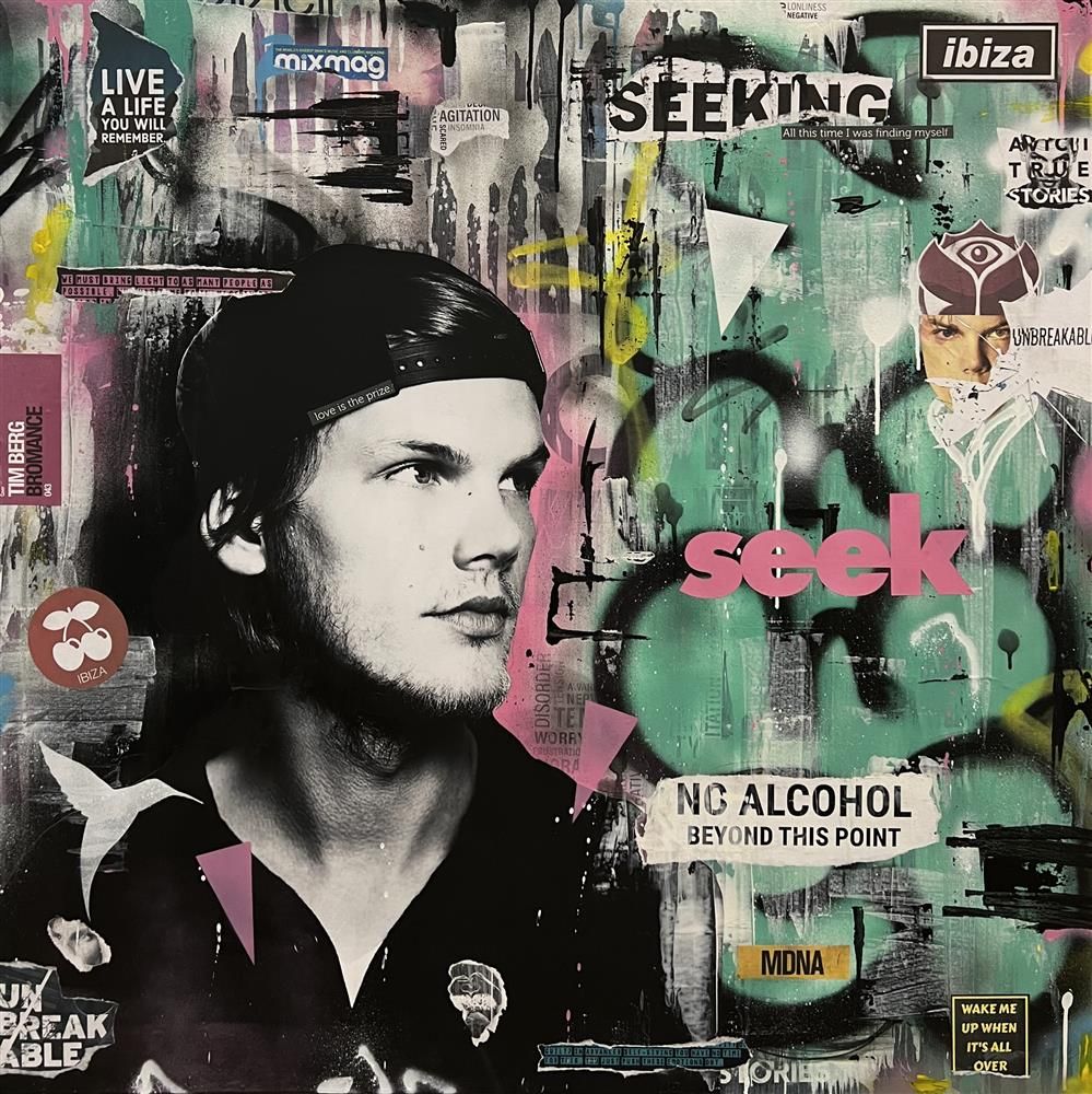 Add Subtract- 'Seek Solace' - Framed Original Art