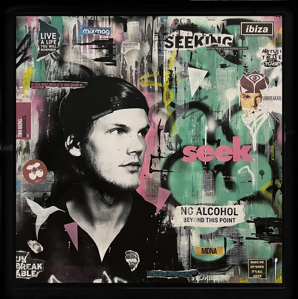 Add Subtract- 'Seek Solace' - Framed Original Art