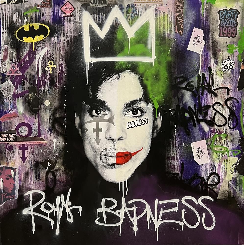 Add Subtract- 'His Royal Badness' - Framed Original Art