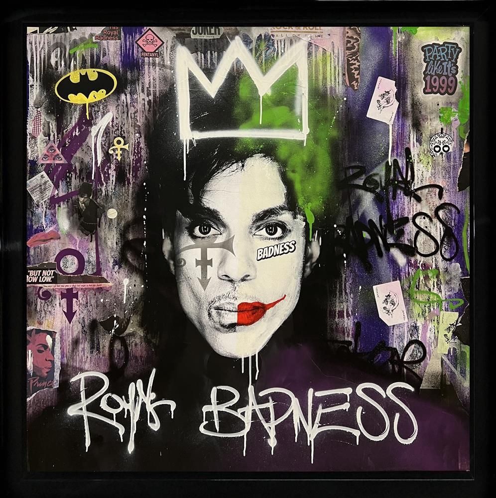 Add Subtract- 'His Royal Badness' - Framed Original Art