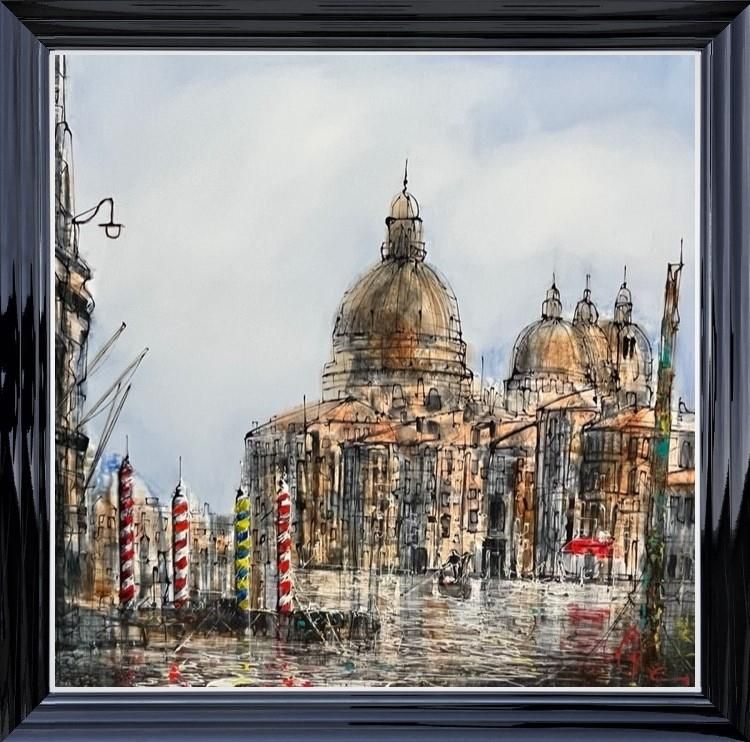 Nigel Cooke - 'Love Waters'  - Framed Original Artwork