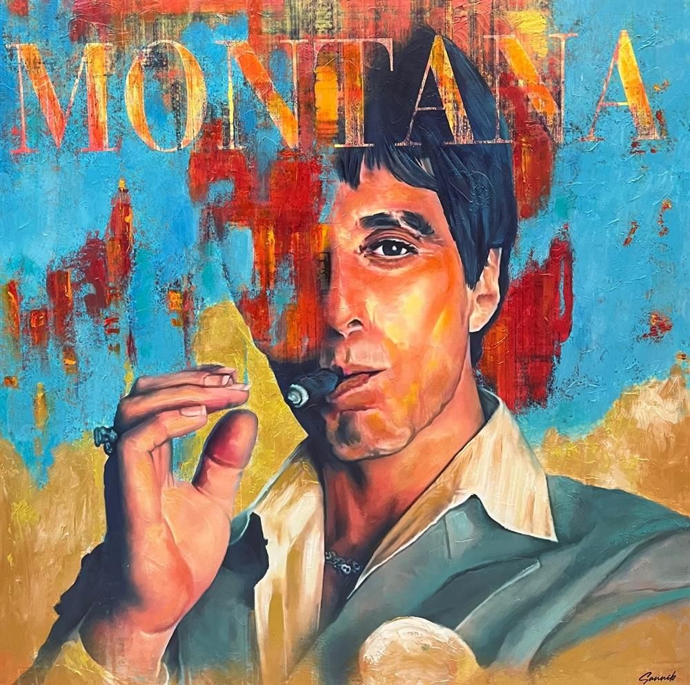 Sannib - 'Montana' - Framed Original Art