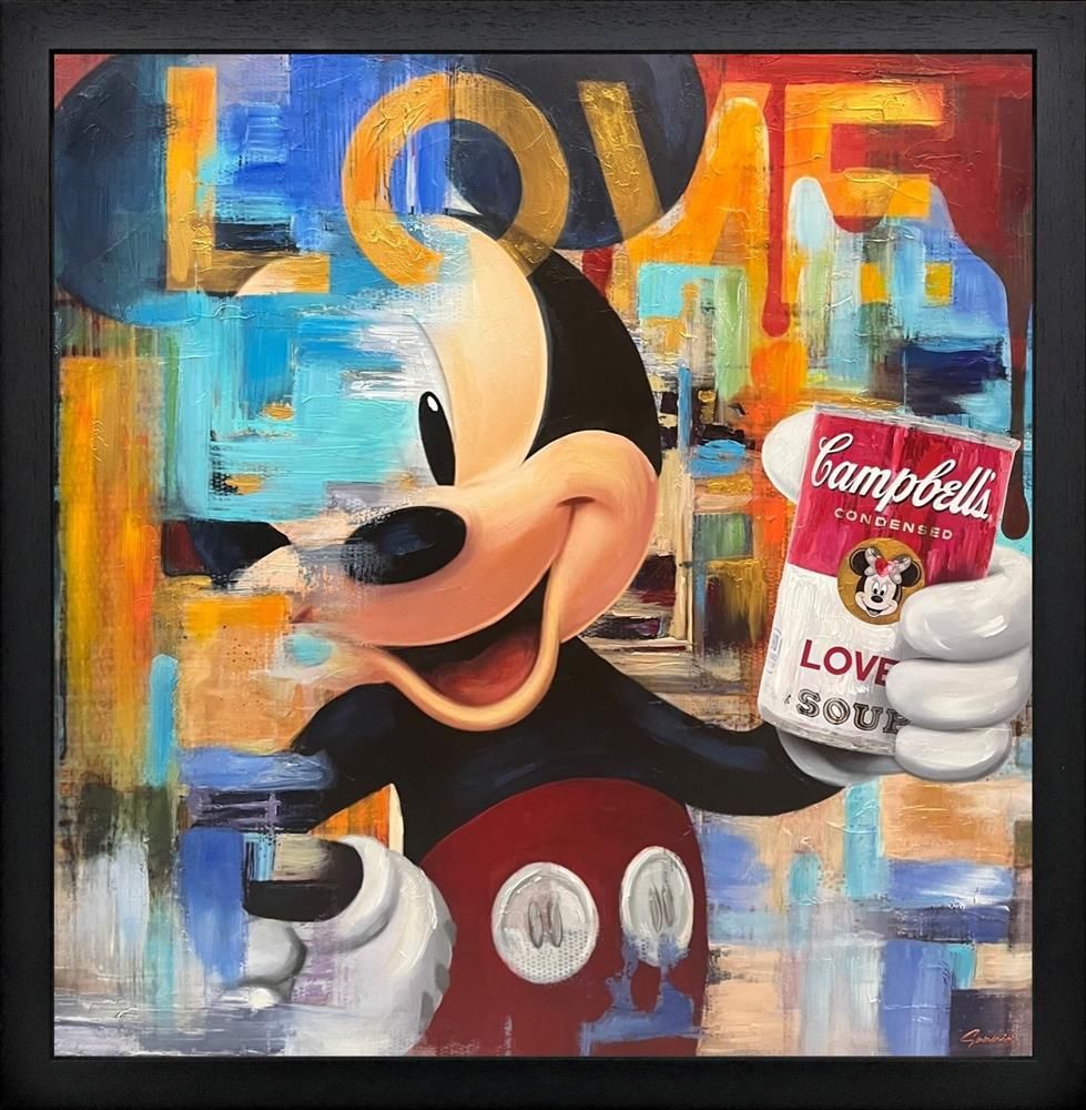 Sannib - 'Love Soup' - Framed Original Art