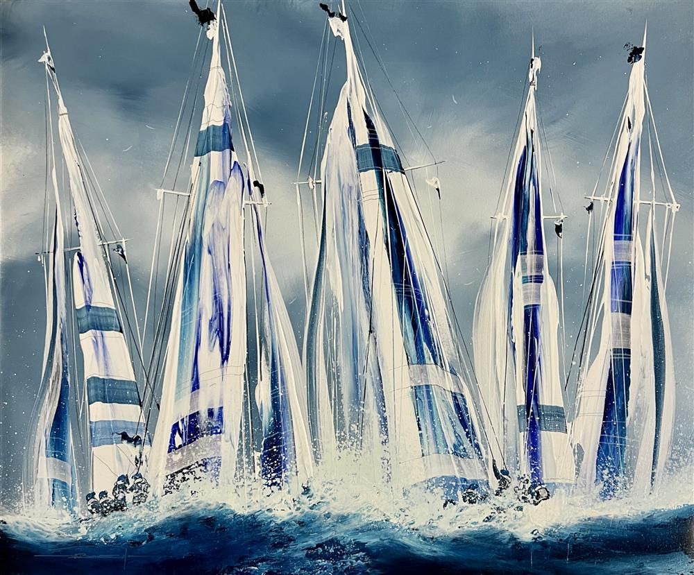 Dale Bowen - 'White Starline' - Framed Original Art