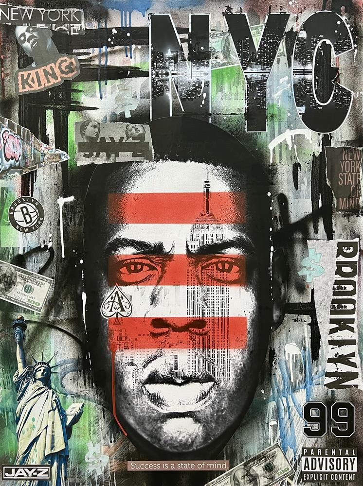 Add Subtract- 'Empire State Of Mind I' - Framed Original Art