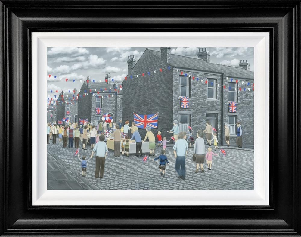 Leigh Lambert - ' Pride Of Britain ' - Deluxe Canvas - Framed Limited Edition Art