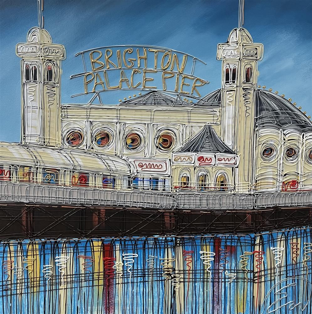 Edward Waite - 'Pier Dreams' - Framed Original Art