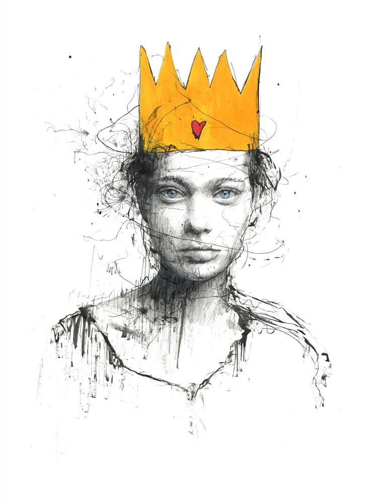 Scott Tetlow - 'Love Queen' - Framed Original Art